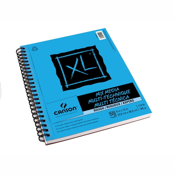 Canson XL Rough Mix Media Pad, 12 Pack