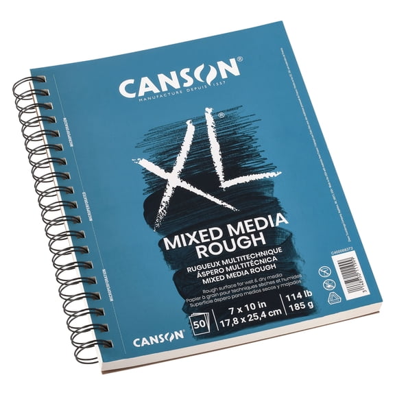 Canson XL Rough Mix Media Pad, 12 Pack