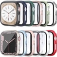 thumbnail image 1 of [12 Pack] Case Compatible with Apple Watch Series 3 Series 2 Series 1 38mm with Tempered Glass Screen Protector, Overall Bumper Hard Ultra-Thin Protective Cover for iwatch 38mm Accessories, 1 of 5