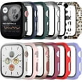 12 Pack Case with Tempered Glass Screen Protector for Apple Watch