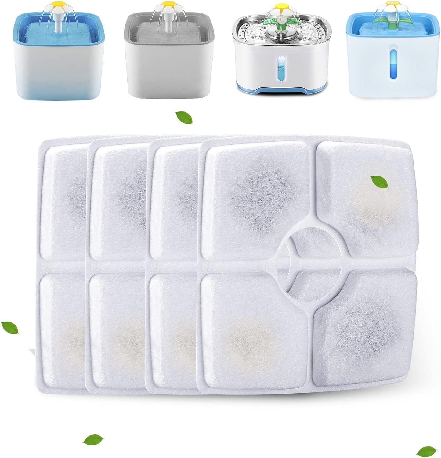 12 Pack Cat Water Fountain Filters, Cat Fountain Filter Replacement, for Square Cat Water Fountain Inside at Walmart