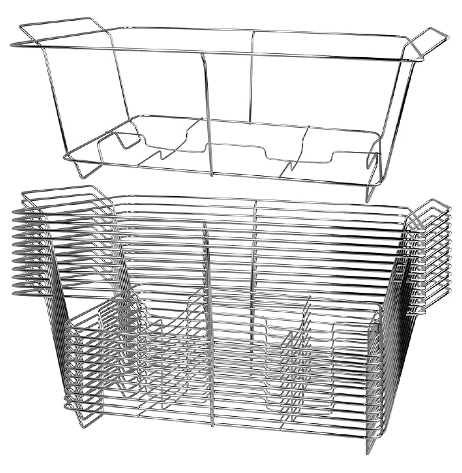 12 Pack Chafing Wire Rack Buffet Stand Frame for Events, Parties ...