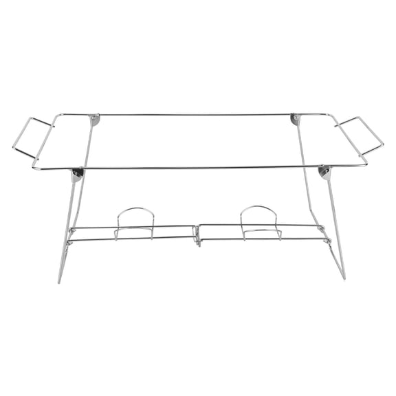 12-Pack Chafing Wire Rack, Foldable Chafing Dish Wire Rack, Heavy Duty Electroplated Iron Buffet Pan Rack, Sturdy Metal for Catering, Party