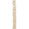 thumbnail image 1 of Bead Landing Champagne Large Hole Faceted Glass Rondelle Beads, 12 Pack, 1 of 2
