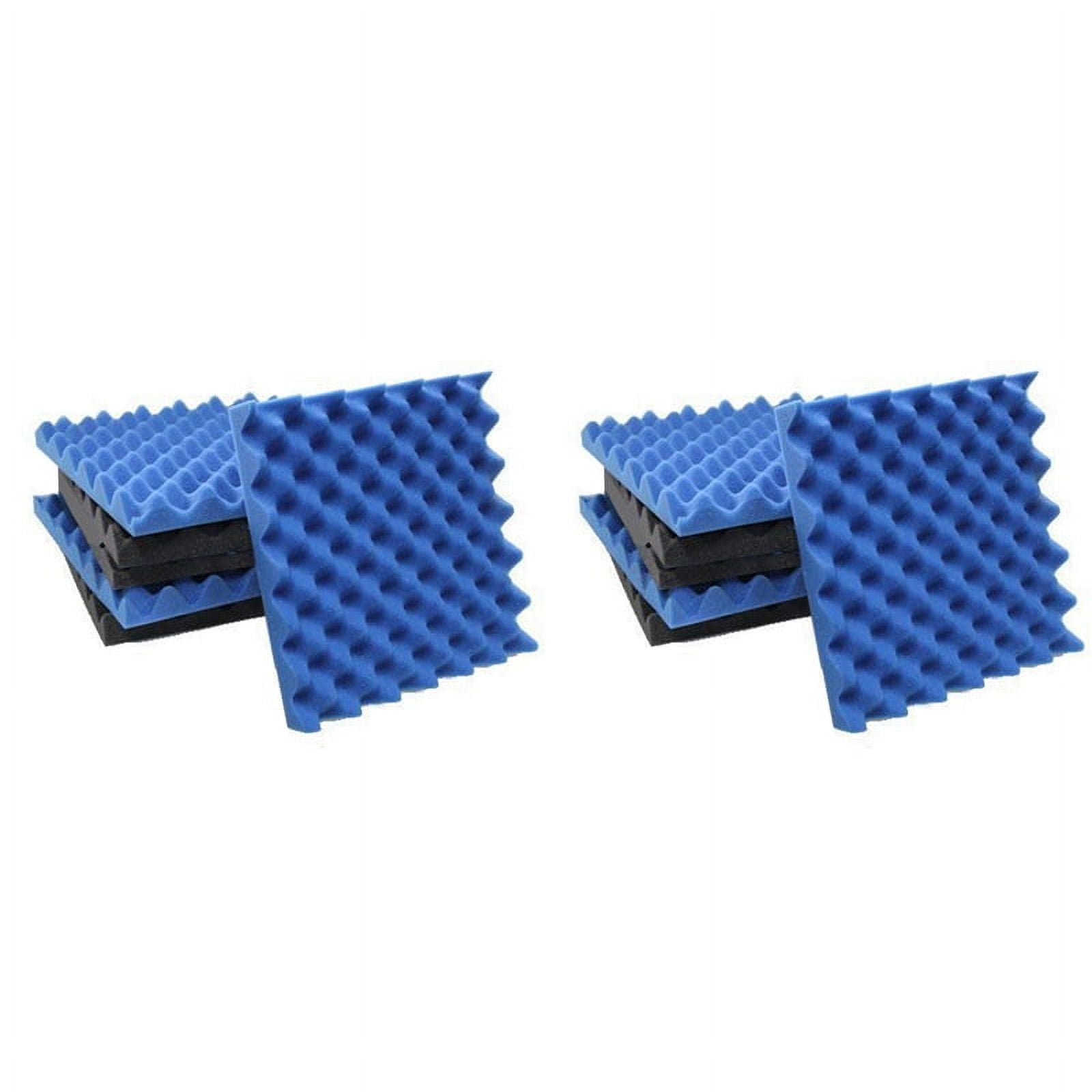 12 Pack Charcoal Egg Crate Foam Acoustic Tiles Soundproofing Foam