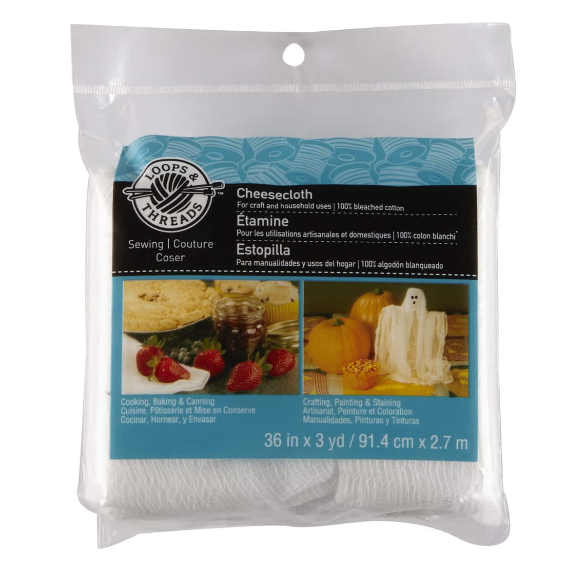 12 Pack Cheesecloth by Loops & Threads™