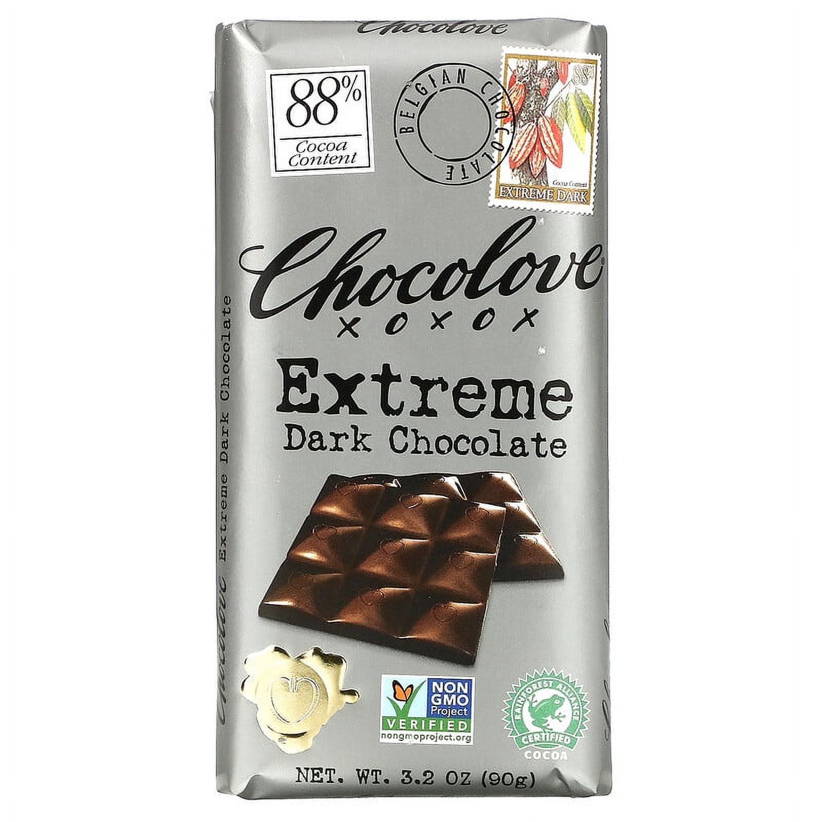 (12 Pack)Chocolove Extreme Dark Chocolate, 3.2 oz.