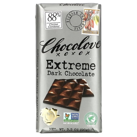 (12 Pack)Chocolove Extreme Dark Chocolate, 3.2 oz.