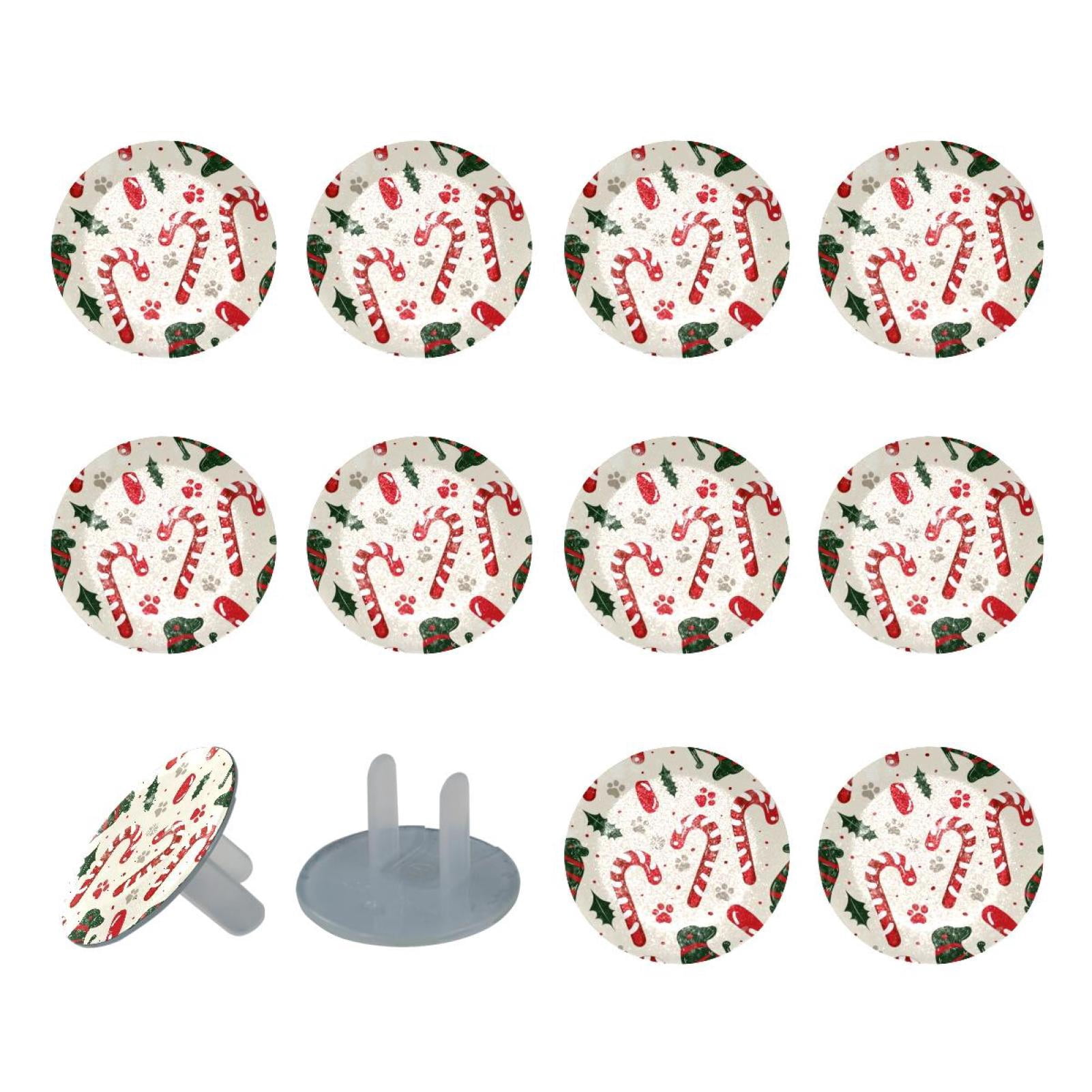 Socket Guards Dogs 12 Pack Christmas Pet Dog 2 Outlet Covers Baby Proofing Socket ...