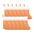 thumbnail image 1 of 12 Pack Christmas Stockings Party Stockings Xmas Decoration Stockings Rustic Christmas Santa Stockings for Christmas Holidays Home Decorations, 1 of 9