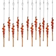 thumbnail image 1 of 12 Pack, Christmas Tree Ornaments 6 Inch Red Acrylic Icicle Hanging Decorations Christmas Decorations for Home for Holiday Christmas Party Winter Atmosphere Setting, 1 of 3