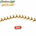 thumbnail image 1 of 12 Pack Christmas Wall Lamp, 12inch Wood Reindeer Backlit Hanging Light with Warm LED for Bedroom Living Room Hallway Mantel Indoor Xmas Holiday Home Decoration Gift, 1 of 10