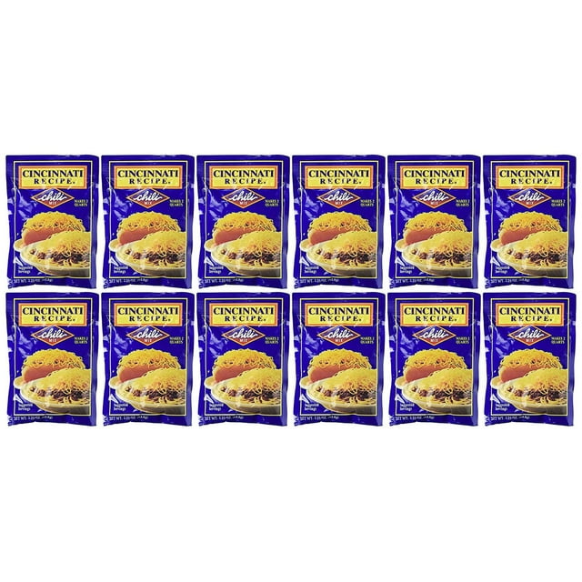 12 Pack Cincinnati Chili Mix packets