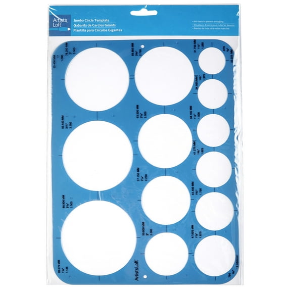 12 Pack: Circle Template by Artist’s Loft