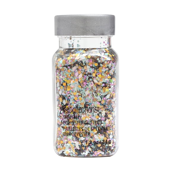 Recollections Circus Specialty Polyester Glitter, 12 Pack