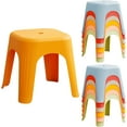 thumbnail image 1 of 12 Pack Classroom Seating Stools, Pipleo Stackable & Nesting Stools for Kids - 11.8 Inch Low Profile Plastic Stools, Colorful Backless Chairs for Flexible Seating in School, Daycare, Home & Office, 1 of 7