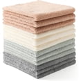 thumbnail image 1 of 12 Pack Cleaning Cloth,Ultra Soft Absorbent Quick Drying Microfiber Cleaning rags,No scratches,Reusable,Washable,Lint Free Cleaning Towels for Kitchen,Window,Glass,car,11.8"×11.8",(Multicolor), 1 of 6