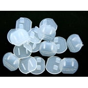 12 Pack Clear Electrical Outlet Safety Caps, Child Protection and Draft Stoppers