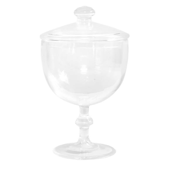 12 Pack: Clear Medium Footed Dish with Lid by Celebrate It
