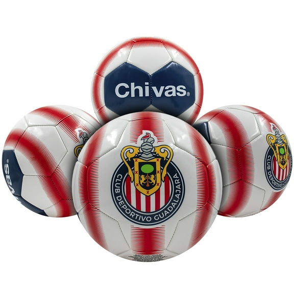12 Pack Club Guadalajara Soccer Ball for Recreational Use, No. 5 S150