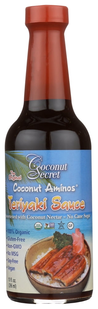 Coconut Secret - Organic Teriyaki Sauce - Case Of 12 - 10 Fl Oz.
