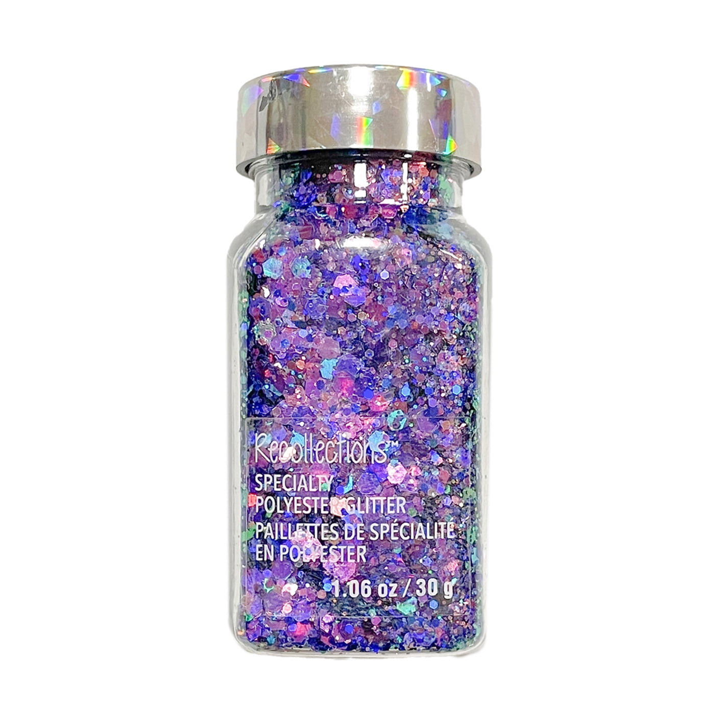 Recollections Color Shift Purple & Teal Specialty Polyester Glitter, 12 Pack