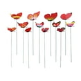 thumbnail image 1 of 12 Pack Colorful Butterfly Garden Stakes 9.8 Inch Pvc Outdoor Art Decor For Flower Beds Lawn Planters Yard Ornaments, 1 of 6