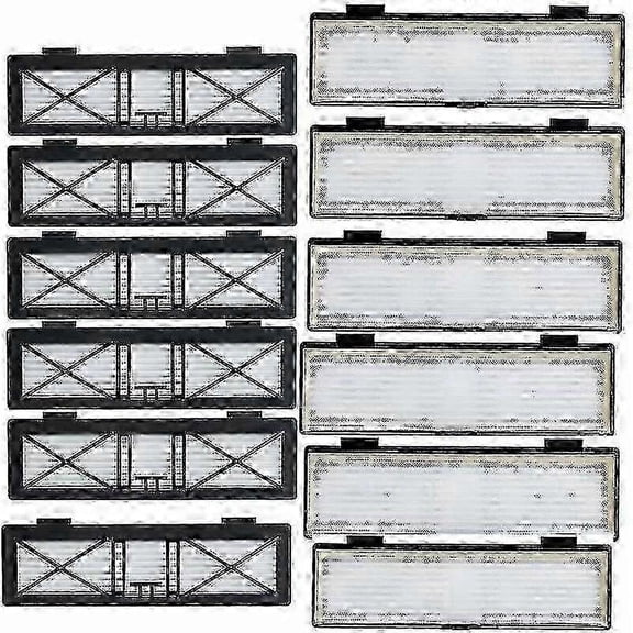 12 Pack Connected Filters for Neato Botvac, Neato Botvac, Connected Series D80 D5 D3 D85 D7 with Free Cleaning Brush