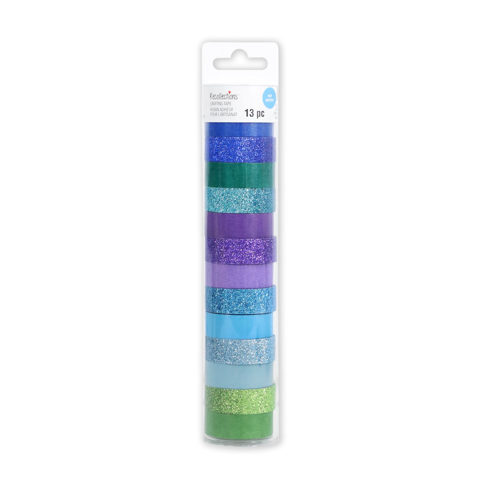 Recollections Cool Colors Crafting Tape Set, 12 Pack