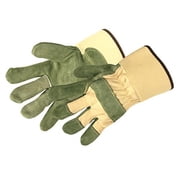 12-Pack of Cordova 7500AXXL Premium Work Gloves, Double Chrome Tanned, Heavy Side Split Leather, White Canvas Back, Rubberized Safety Cuff, Aramid Sewn, 2X-Large
