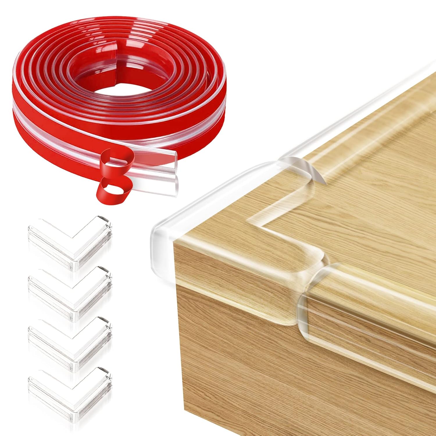 12 Pack Corner Guards for Baby Furniture Corners and Edges Safety Bumpers Baby Protection Buffer