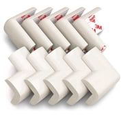 Komfortology Ivory Foam Corner Guards, 12 Count with 3M Adhesive