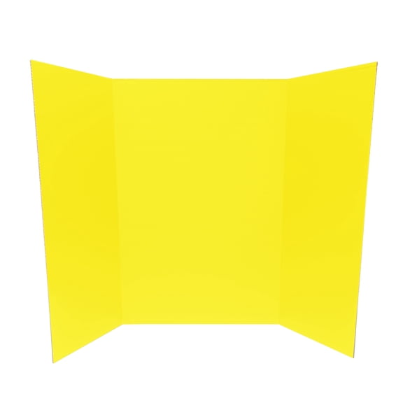 Corrugated Tri-Fold Display Board, 36" x 48", 12 Pack