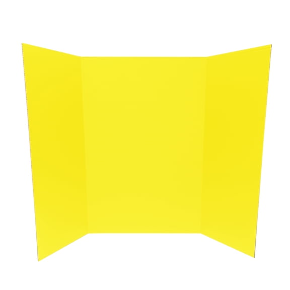 Corrugated Tri-Fold Display Board, 36" x 48", 12 Pack