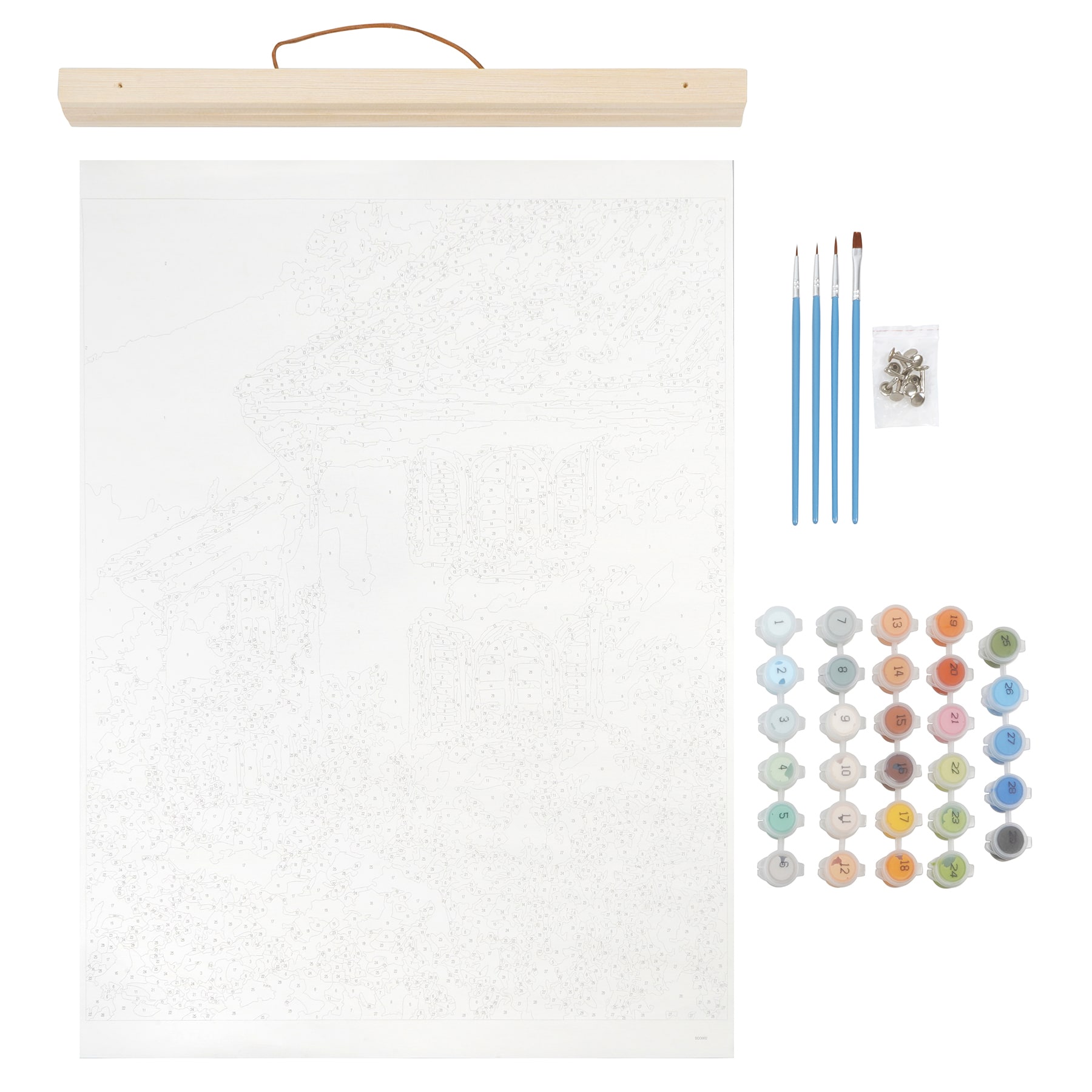 12 Pack: Cottage Paint-by-Number Kit by Artist's Loft™ Necessities™ 