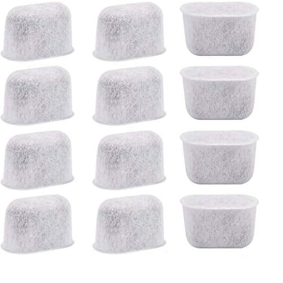 12-Pack Cuisinart* Coffee Maker Filter Replacement All Cuisinart* Coffee Maker Charcoal Filters Fit For Cuisinart* DCC-1200 DGB-900BC CHW-12 SS-700 DGB-700BC DCC-3000 DCC-1100 DGB-625BC