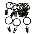 thumbnail image 1 of 12 Pack Curtain Rings with Clips, 25mm & 32mm Drapery Rings for Hanging Drapes, 1 of 5