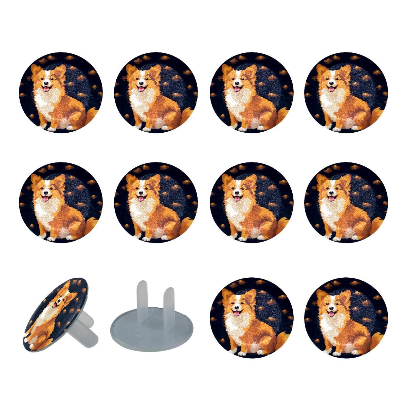 View of 12 Pack Cute Dog Outlet Covers Baby Proofing Plug Covers - Walmart.com