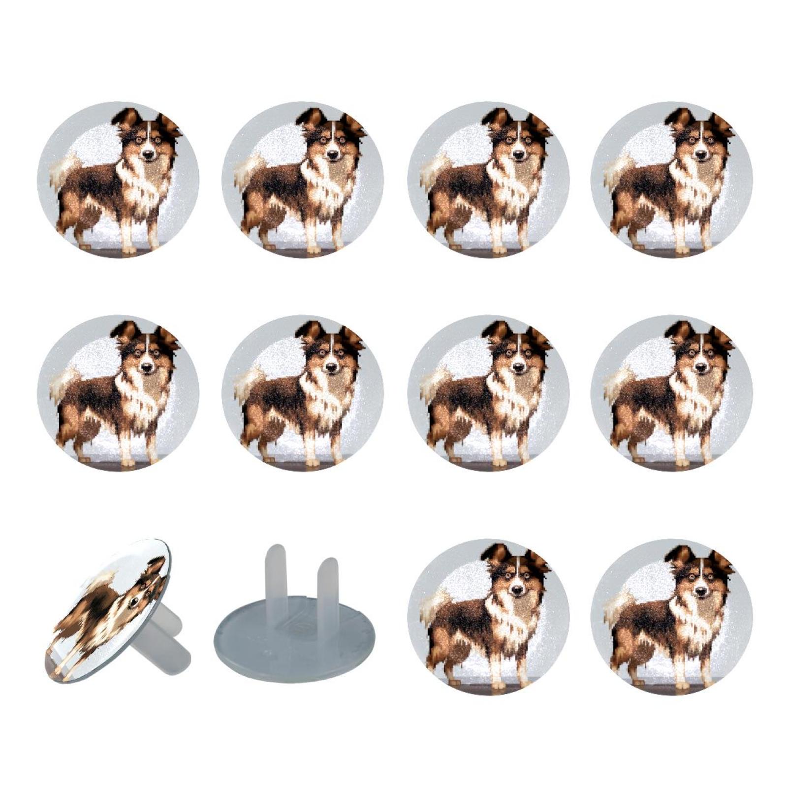 View of 12 Pack Cute Dog Outlet Covers Baby Proofing Plug Covers - Walmart.com