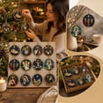 thumbnail image 1 of 12 Pack DIY Christmas Pearl Painting Ornaments, Religious Nativity Bead Art Craft Set, Hanging Decoration for Christmas Tree, Holiday Decor, 1 of 6