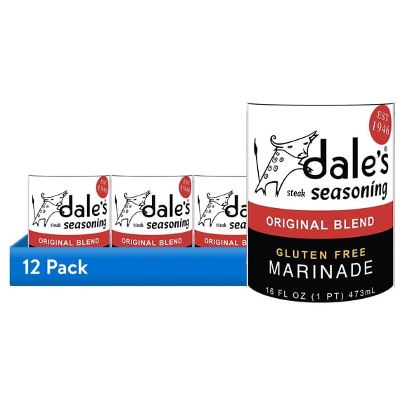 (12 pack) Dale's Seasoning, Steak Seasoning, 16 fl. oz. Bottle, Liquid Marinade