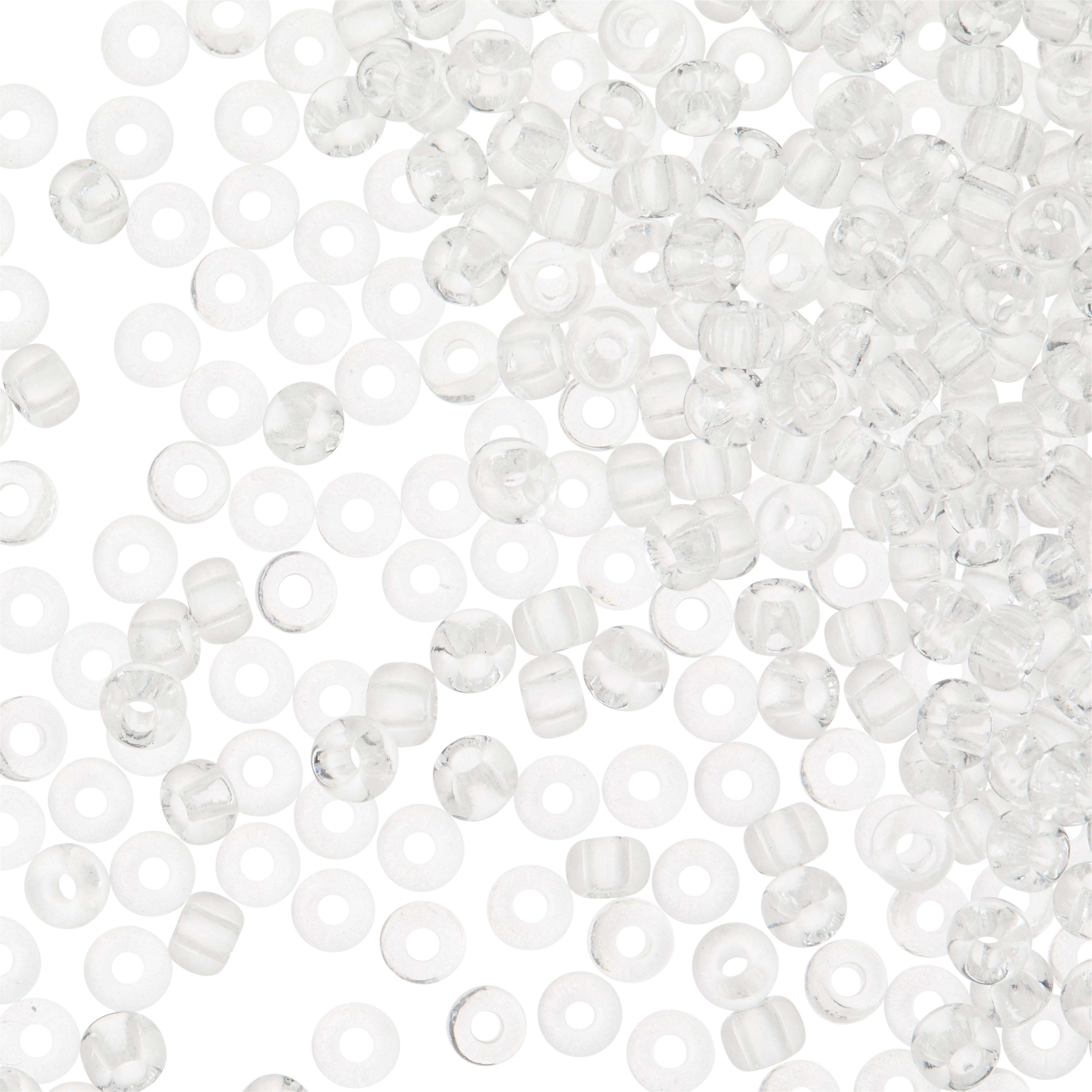 Darice Crystal & Silver Czech Glass Seed Beads, 8/0, 12 Pack