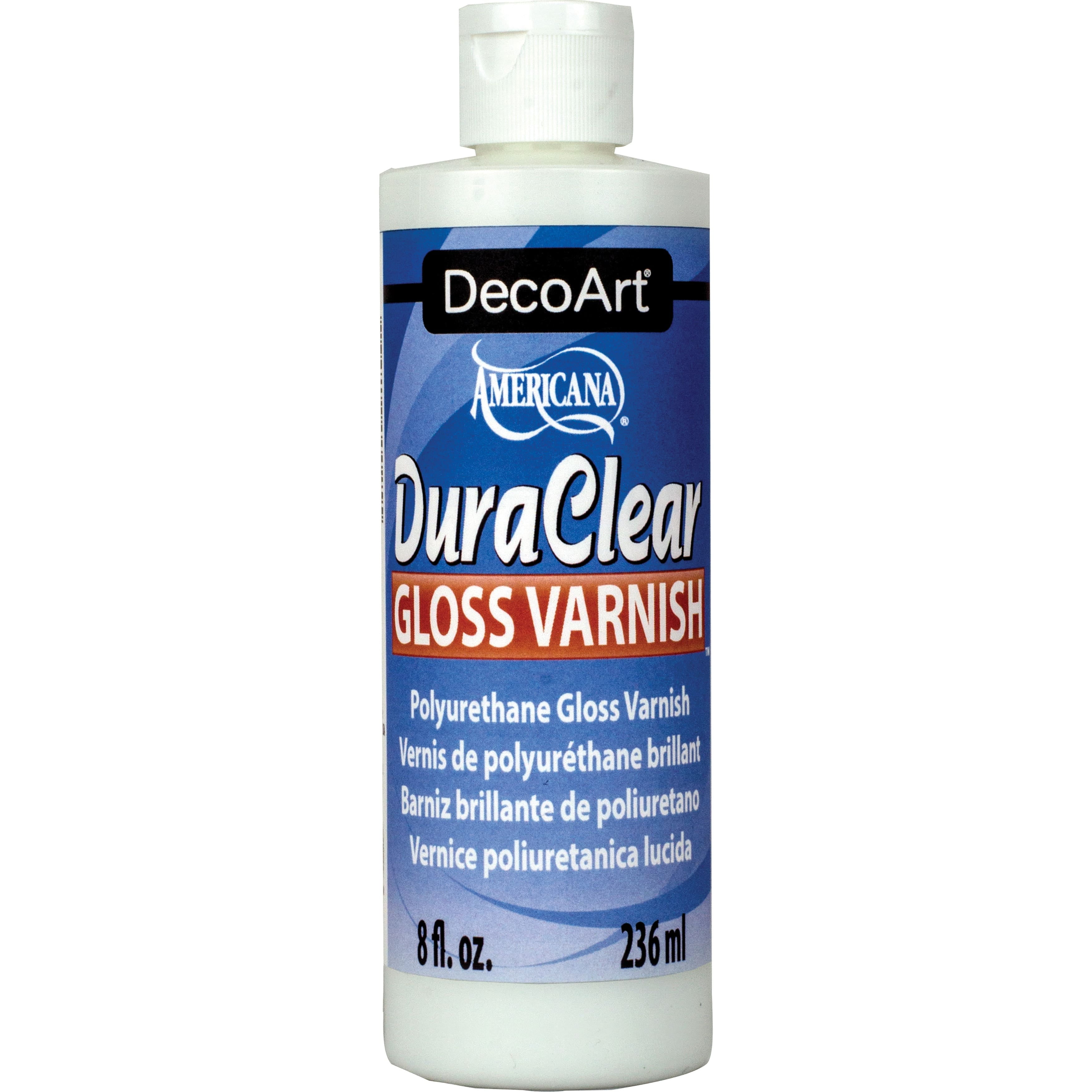 DecoArt Americana DuraClear Glossy Top Coat Finish, Multipurpose ...