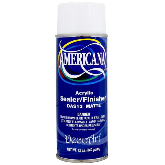 DecoArt Americana Matte Acrylic Spray Sealer & Finisher, 12 Pack