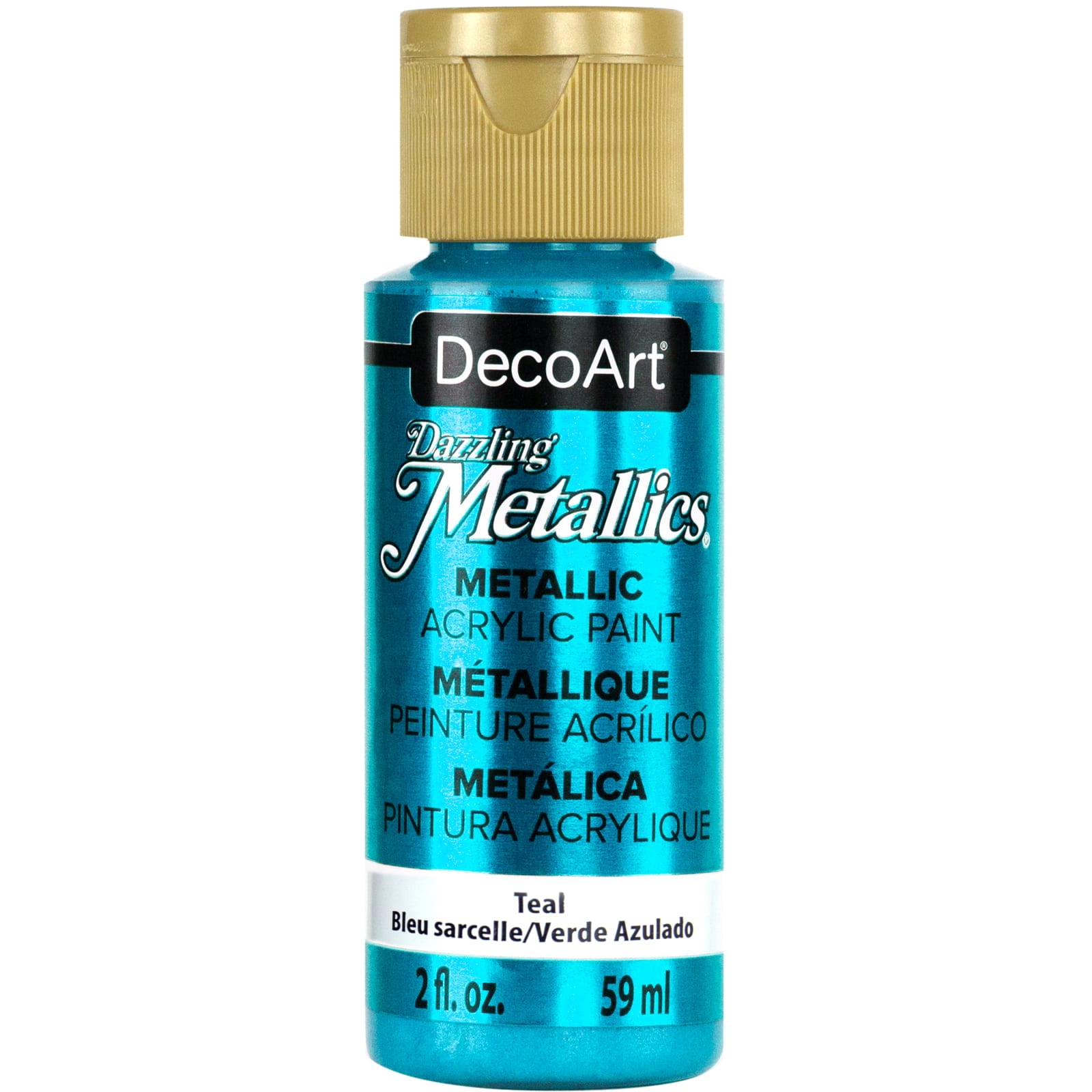 DecoArt Dazzling Metallics Acrylic Paint, 2oz., 12 Pack