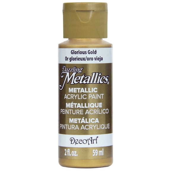 DecoArt Dazzling Metallics Paint, 2oz., 12 Pack