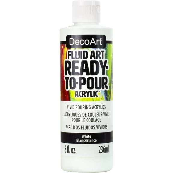 12 Pack: DecoArt Fluid Art Ready-To-Pour Acrylic Paint - 8oz.