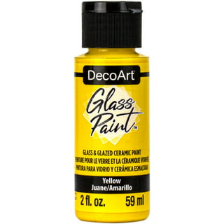 Hesroicy 1 Set Glass Paint Bright Colors Convenient No Bake High