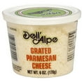 (12 Pack) Dell Alpe Grated Parmesan Cheese, 6 oz