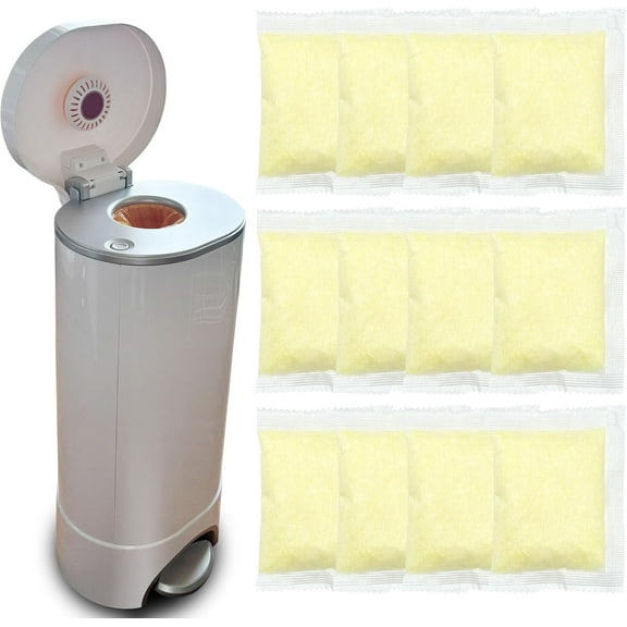 12 Pack Deodorizers Refills for Munchkin Pail Diaper, Diaper Pail Odor Removing for Munchkin deodorizing Discs